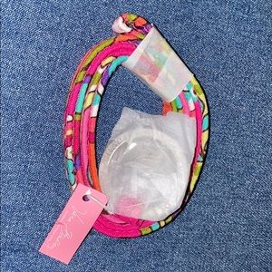 Vera Bradley Lanyard - Pink Swirls